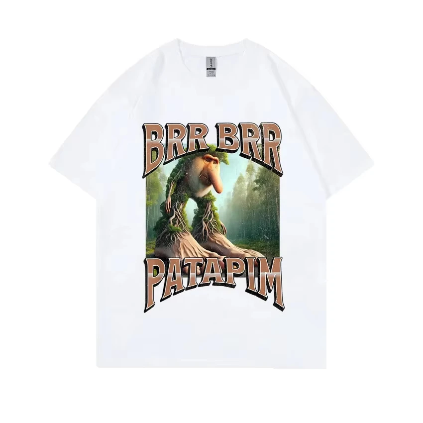 Brr Brr Patapim T-shirt Funny Italian Brainrot Meme Graphic Tshirt Men Women Vintage Oversized Tees Male Fashion Casual T Shirts
Brr Brr Patapim T-shirt Funny Italian Brainrot Meme Graphic Tshirt Men Women Vintage Oversized Tees Male Fashion Casual T Shirts