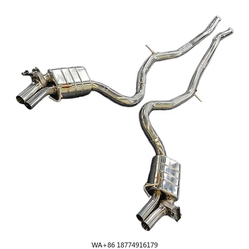 Индивидуальные выхлопные трубы Catback для S63 W222 5,5 т, нержавеющая сталь 304, аварийный клапан, глушитель выхлопной трубы
Индивидуальные выхлопные трубы Catback для S63 W222 5,5 т, нержавеющая сталь 304, аварийный клапан, глушитель выхлопной трубы