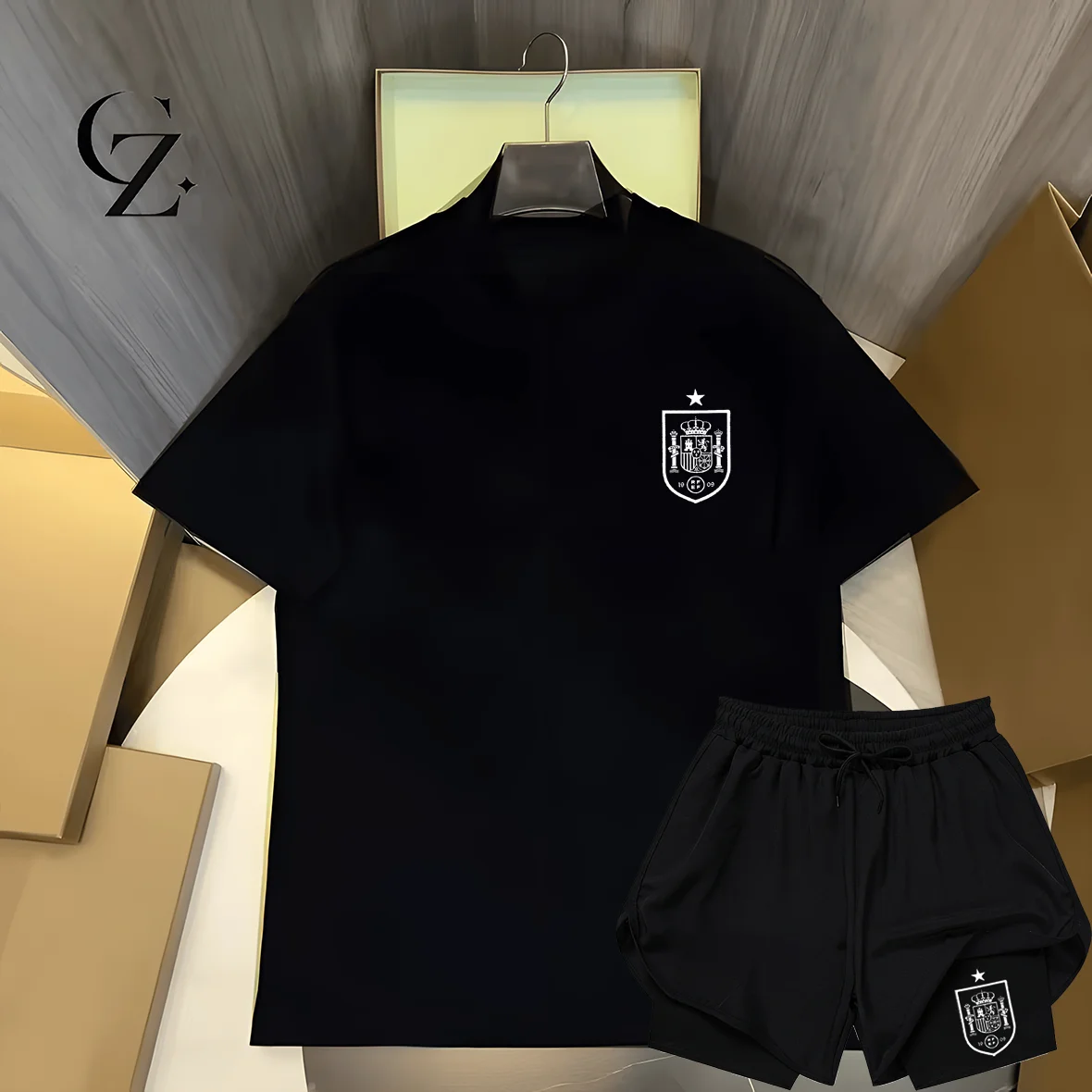 Футболка с 3D-принтом в стиле Y2K, летняя, мужская и женская, с коротким рукавом, дышащая, быстросохнущая, 2026, Испания, футбол
Футболка с 3D-принтом в стиле Y2K, летняя, мужская и женская, с коротким рукавом, дышащая, быстросохнущая, 2026, Испания, футбол