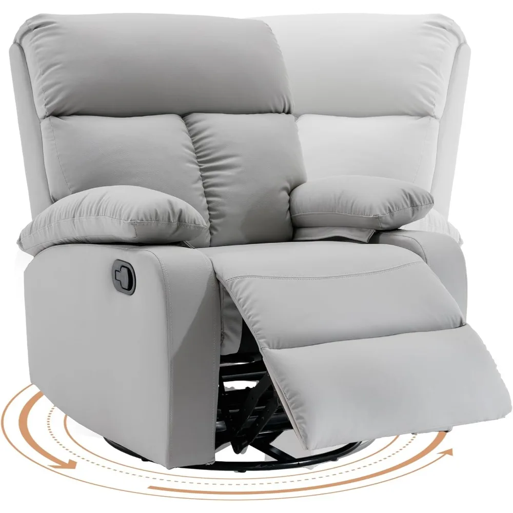 Swivel Rocker Recliner, Rocking Recliner Chair, Small Rocker Recliners for Small Spaces, Living Room, Bedroom, Nursery, RV
Swivel Rocker Recliner, Rocking Recliner Chair, Small Rocker Recliners for Small Spaces, Living Room, Bedroom, Nursery, RV