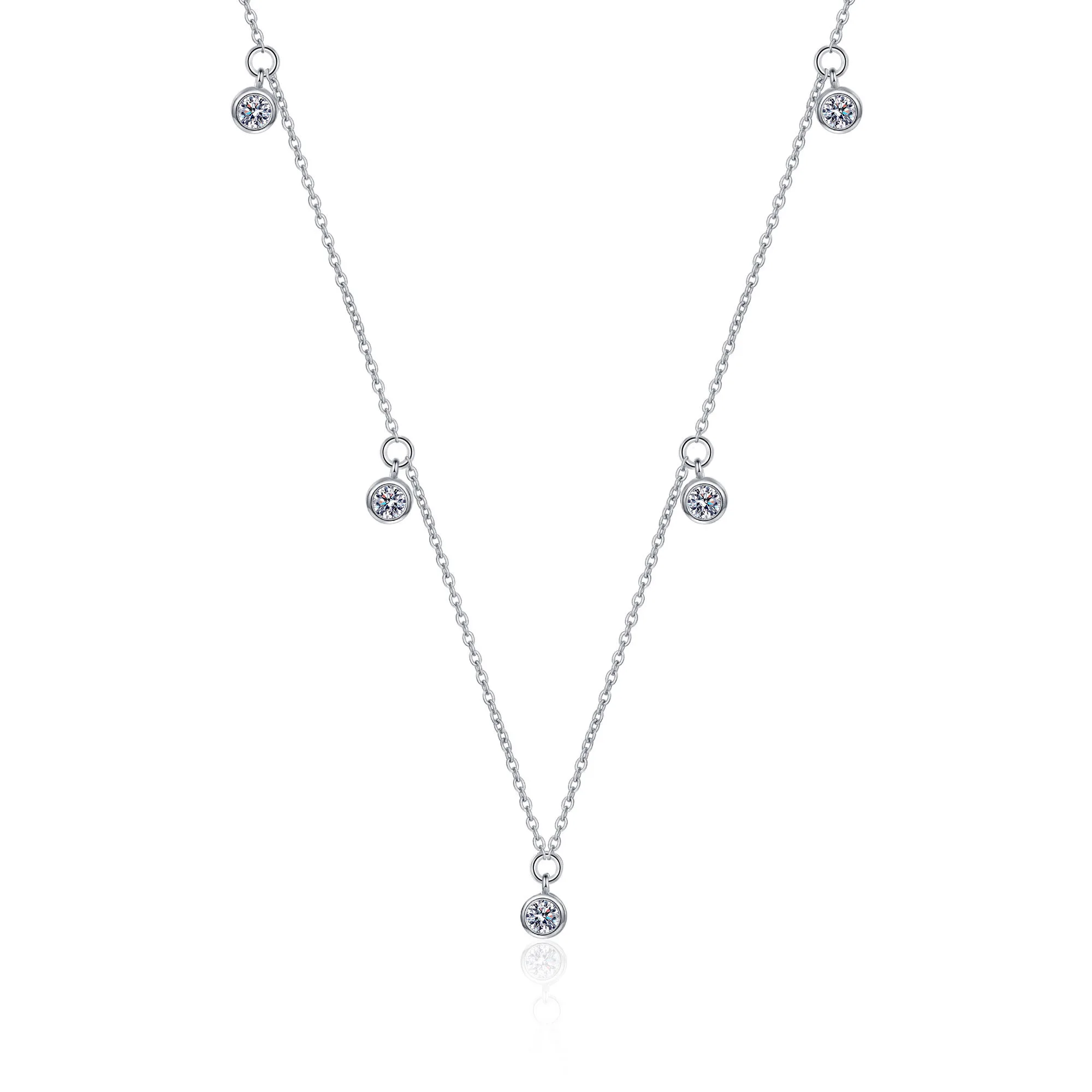 Jewelry Customization 925 Sterling Silver Fashionable And Exquisite All Star Artificial Diamond Moissanite Women's Necklace
Jewelry Customization 925 Sterling Silver Fashionable And Exquisite All Star Artificial Diamond Moissanite Women's Necklace