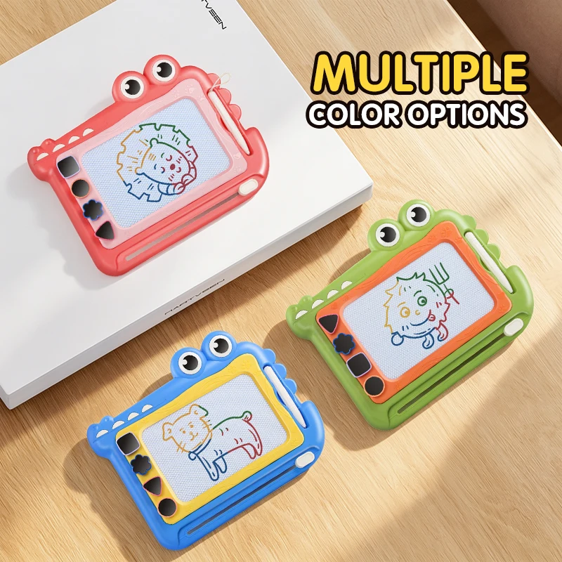 Magnetic Drawing Board Kids 4-Color Erasable Doodle Writing Board with Shape Stamps & Stylus Children's Educational Drawing Toy
Magnetic Drawing Board Kids 4-Color Erasable Doodle Writing Board with Shape Stamps & Stylus Children's Educational Drawing Toy