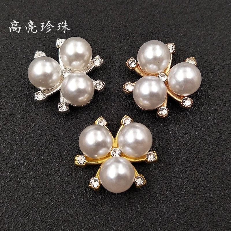 White Pearl Cluster Buttons Flatback for Nail Art 20pcs Gold Plated Metal Vintage Jewelry Fitting Embellishments Decorations
White Pearl Cluster Buttons Flatback for Nail Art 20pcs Gold Plated Metal Vintage Jewelry Fitting Embellishments Decorations
