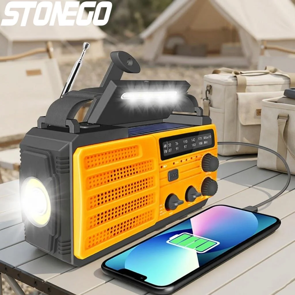 Rechargeable Solar LED Flashlight Radio Multifunctional Emergency Reading Light Hand Crank Self Defense Security
Rechargeable Solar LED Flashlight Radio Multifunctional Emergency Reading Light Hand Crank Self Defense Security