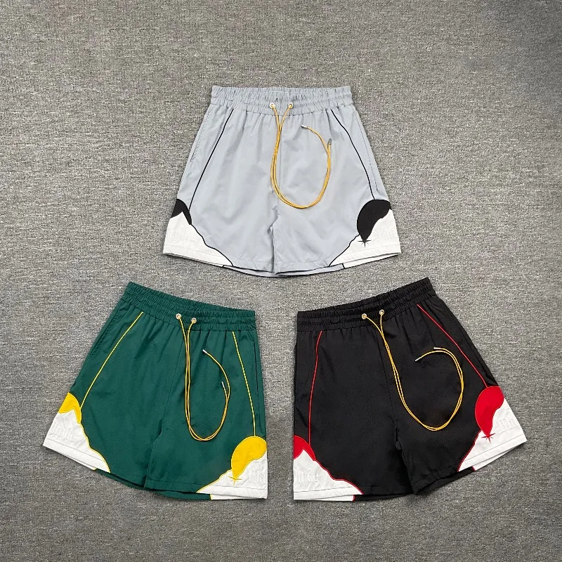 American High Street Rhude Sports Shorts Multi-color Patchwork Loose Breathable Casual Good Quality Heavy Fabric Shorts
American High Street Rhude Sports Shorts Multi-color Patchwork Loose Breathable Casual Good Quality Heavy Fabric Shorts