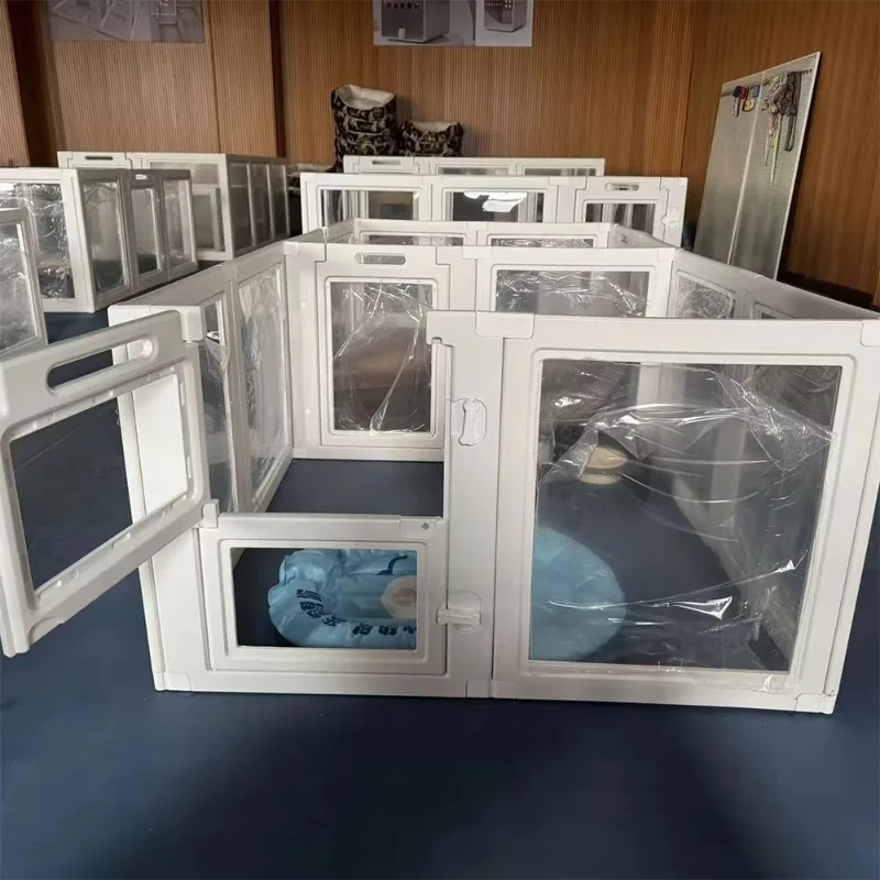Wholesale Clear Acrylic Modular Pet Playpen Easy Assembly Portable Dog Pen for Indoor Puppy Training OEM Supported
Wholesale Clear Acrylic Modular Pet Playpen Easy Assembly Portable Dog Pen for Indoor Puppy Training OEM Supported