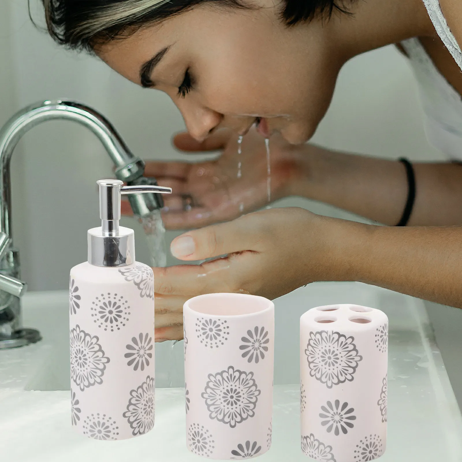 4 Pcs Soap Bathroom Lotion Sub Bottle Home Use Ceramic Sanitary Ware Washing Accessory
4 Pcs Soap Bathroom Lotion Sub Bottle Home Use Ceramic Sanitary Ware Washing Accessory