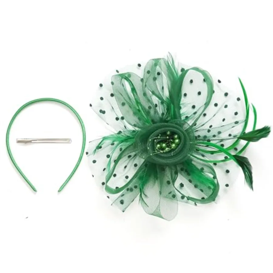 Fascinators Hat for Women Tea Party Headband 20s 50s Pillbox Headwear Cocktail Green
Fascinators Hat for Women Tea Party Headband 20s 50s Pillbox Headwear Cocktail Green