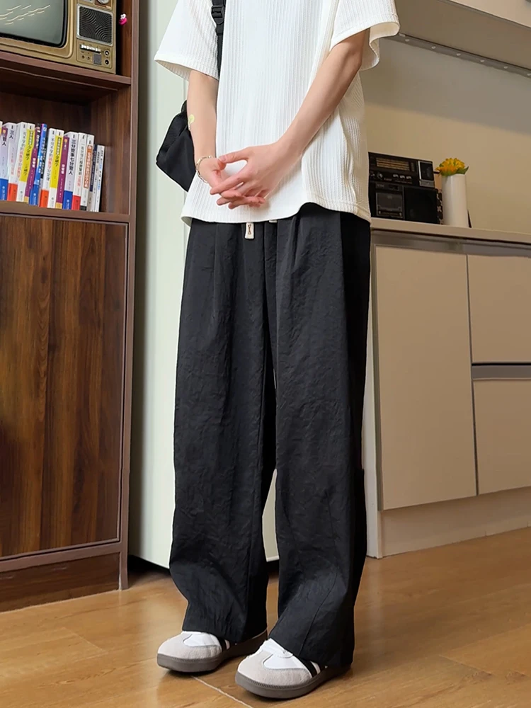 Cleanfit Men's Bla Ice Silk Loose Fit Summer Thin Qui Dry Straight Leg Casual Pants Faionable Lightweight Breathable
Cleanfit Men's Bla Ice Silk Loose Fit Summer Thin Qui Dry Straight Leg Casual Pants Faionable Lightweight Breathable