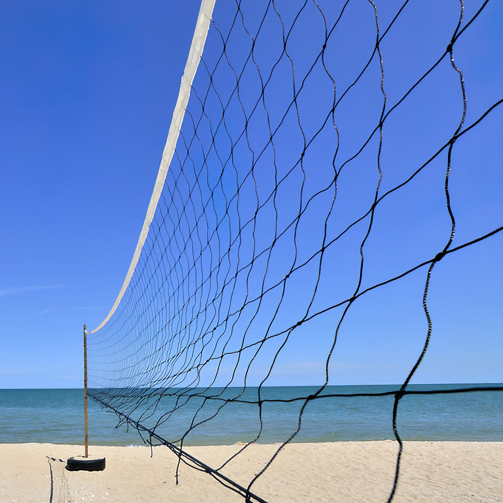 Heavy Duty Volleyball Net Made of Polypropylene Braided Material Outdoor Indoor Play Weather Resistant Long Term Use
Heavy Duty Volleyball Net Made of Polypropylene Braided Material Outdoor Indoor Play Weather Resistant Long Term Use