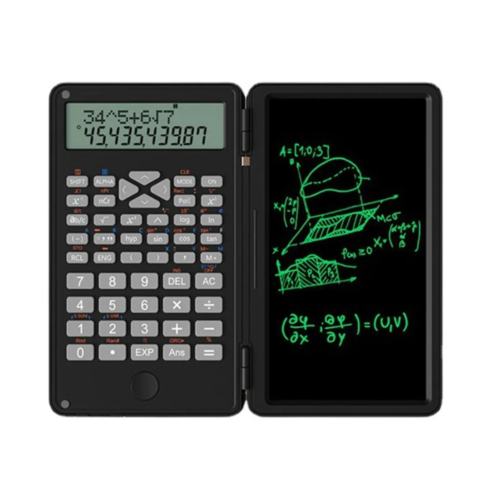 3 in 1 Scientific Calculator 6-inch Foldable Function Calculators with Tablet Practical Erasable LCD Writing Board with Stylus
3 in 1 Scientific Calculator 6-inch Foldable Function Calculators with Tablet Practical Erasable LCD Writing Board with Stylus