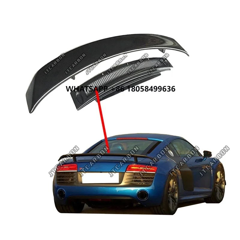 Спойлер заднего крыла R8 для R8 V8 V10 Auto Racing из настоящего углеродного волокна, спойлер багажника GT Style 07-15
Спойлер заднего крыла R8 для R8 V8 V10 Auto Racing из настоящего углеродного волокна, спойлер багажника GT Style 07-15