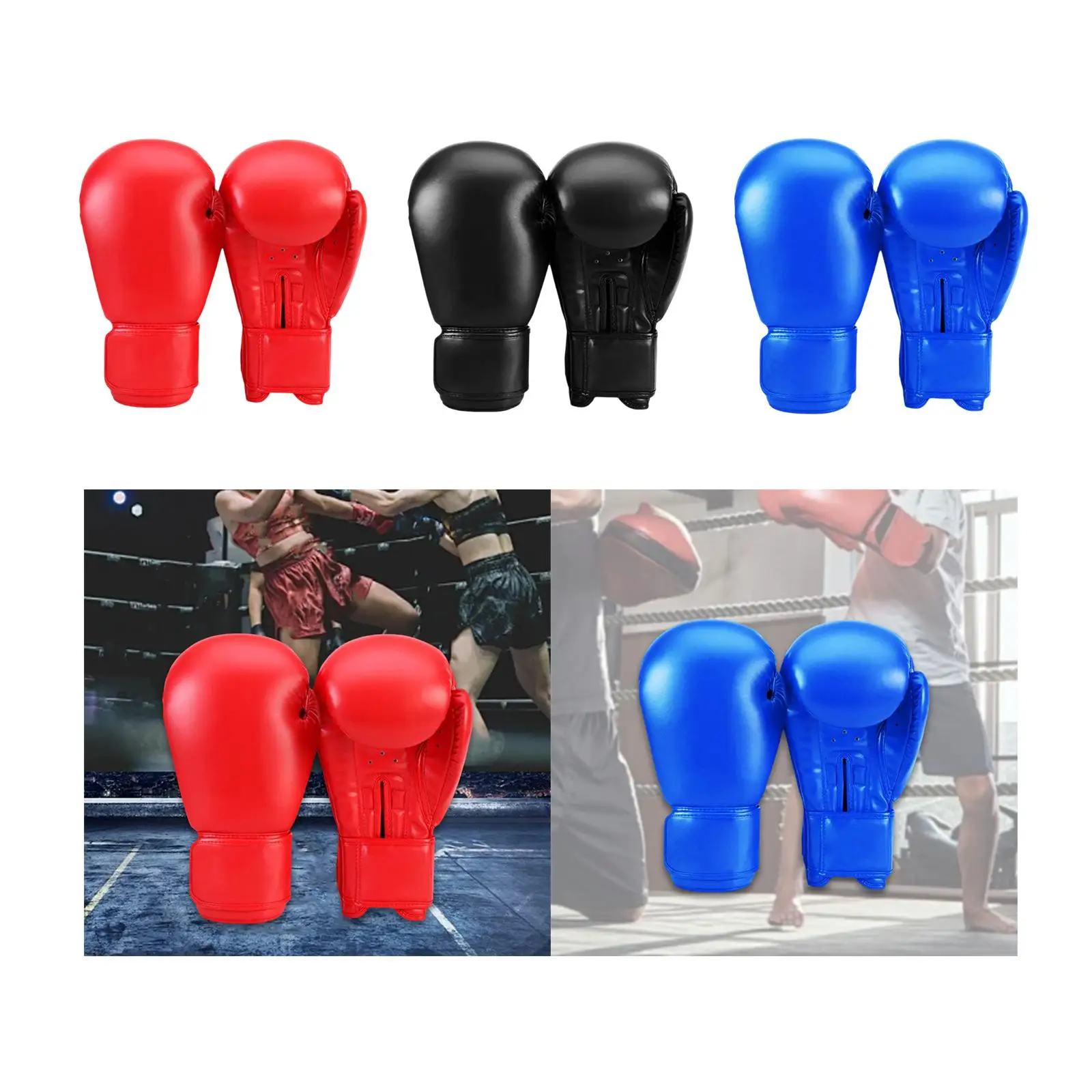 Adult Boxing Gloves Punching Bag Focus Mitts for Kickboxing Sparring Workout 
Adult Boxing Gloves Punching Bag Focus Mitts for Kickboxing Sparring Workout