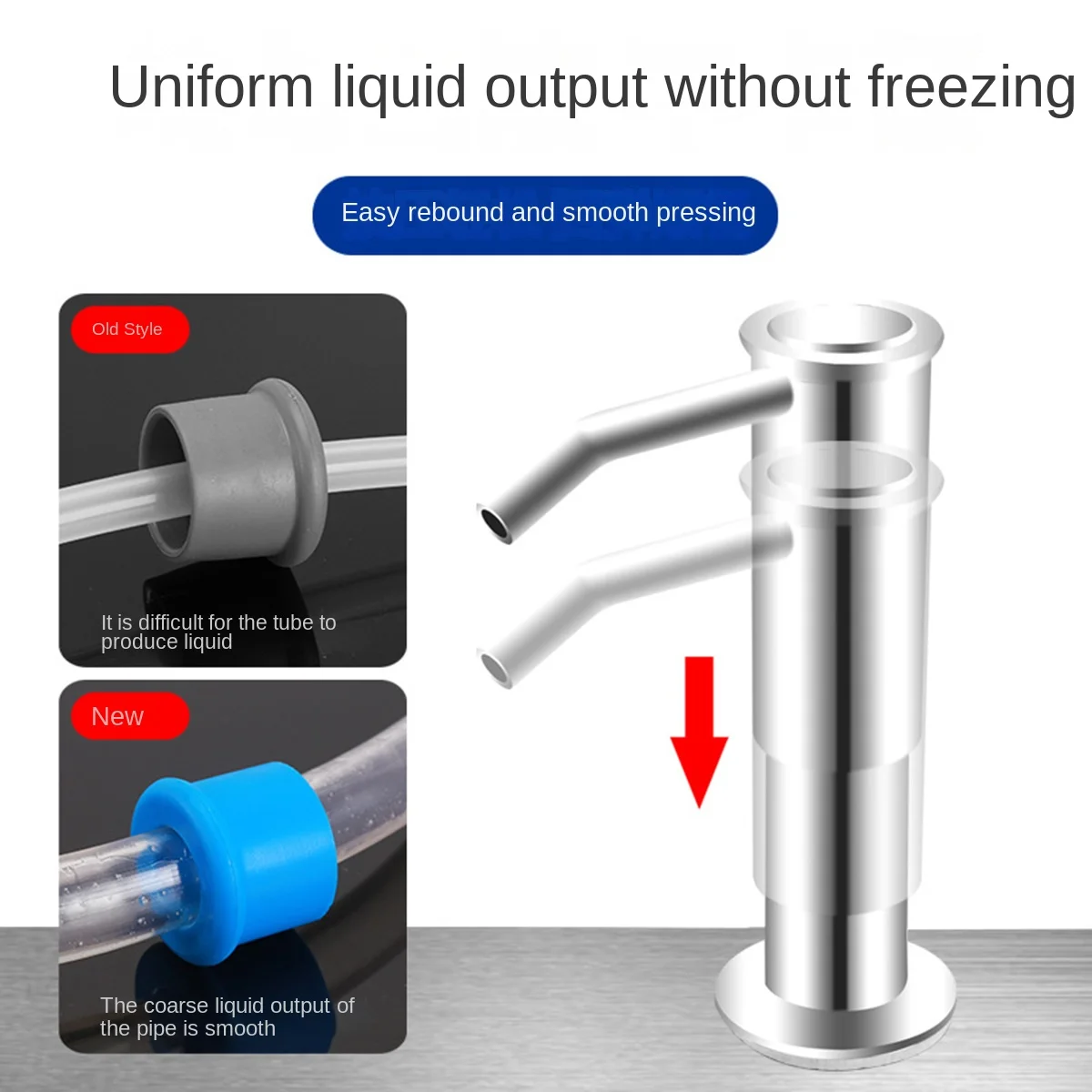 BISM1 Upgraded Soap Dispenser for Kitchen Sink Brushed Nickel, Stainless Steel Countertop Pump, Built in Sink Soap Dispenser
BISM1 Upgraded Soap Dispenser for Kitchen Sink Brushed Nickel, Stainless Steel Countertop Pump, Built in Sink Soap Dispenser