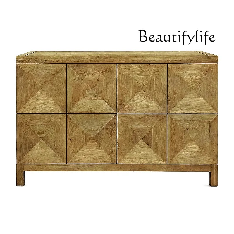 French solid wood parquet concave and convex three-dimensional two-door ash wood dining side cabinet TV cabinet entrance
French solid wood parquet concave and convex three-dimensional two-door ash wood dining side cabinet TV cabinet entrance