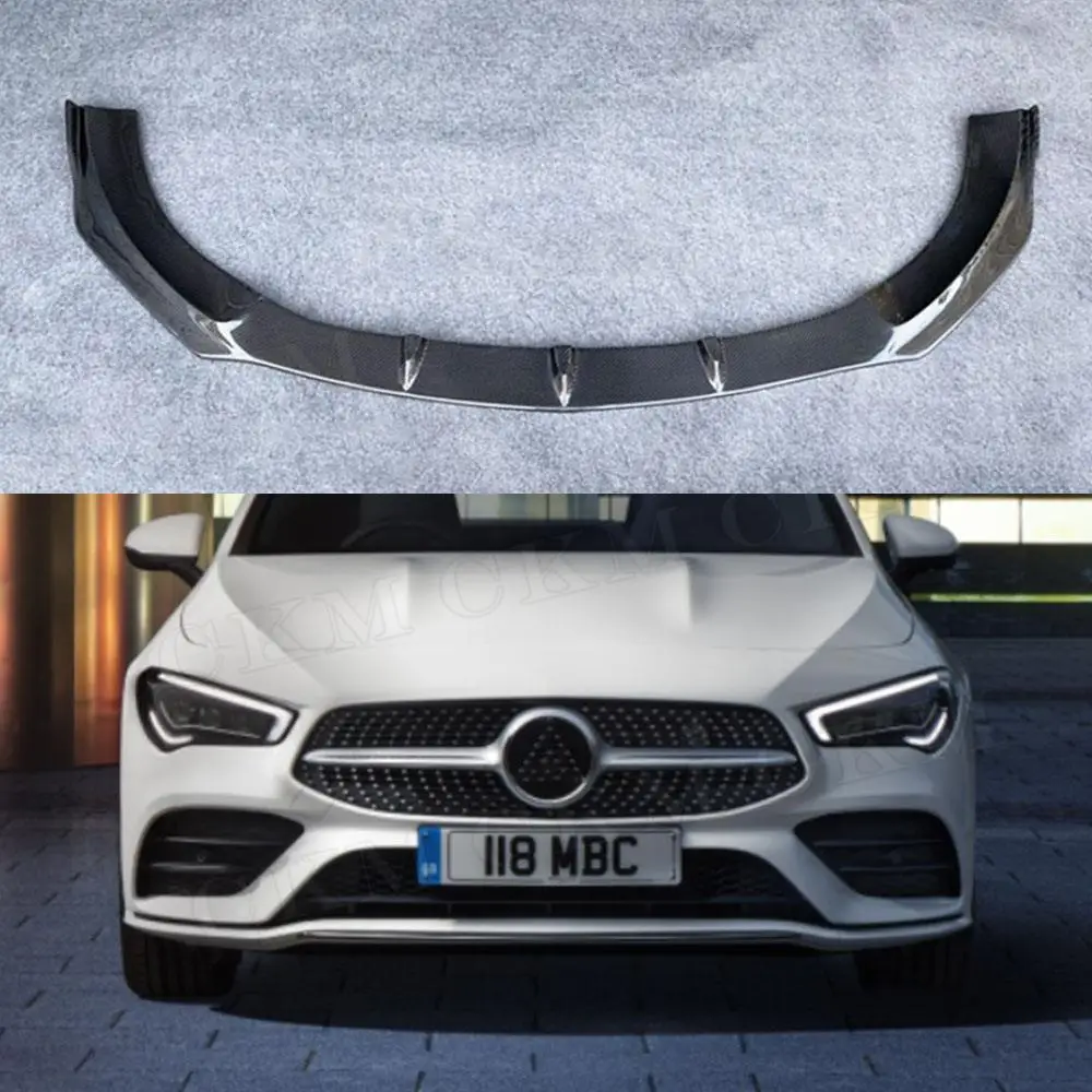 Carbon Fiber for Mercedes Benz CLA Class W118 CLA35 Sport CLA45 AMG 2020-2022 Car Accessories Front Bumper Lip Chin Spoiler
Carbon Fiber for Mercedes Benz CLA Class W118 CLA35 Sport CLA45 AMG 2020-2022 Car Accessories Front Bumper Lip Chin Spoiler
