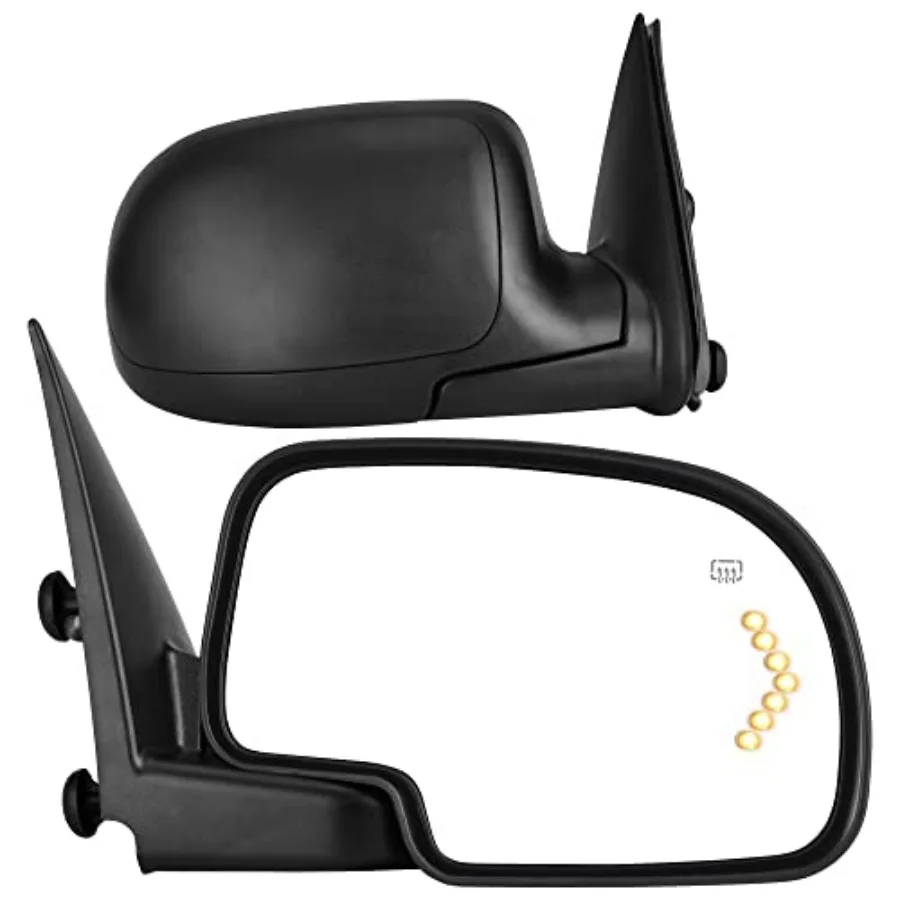 Power Adjustable Heated Side Tow Mirrors Compatible with 2003-2006 Chevy Silverado GMC Sierra Suburban Avalanche Tahoe Pickup T
Power Adjustable Heated Side Tow Mirrors Compatible with 2003-2006 Chevy Silverado GMC Sierra Suburban Avalanche Tahoe Pickup T