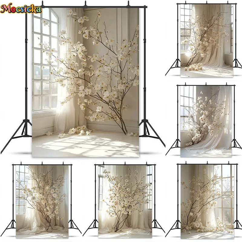Mocsicka Photography Backgrounds Spring White Flower Windows Decor Wedding Adult Maternity Portrait Backdrops Photo Studio
Mocsicka Photography Backgrounds Spring White Flower Windows Decor Wedding Adult Maternity Portrait Backdrops Photo Studio
