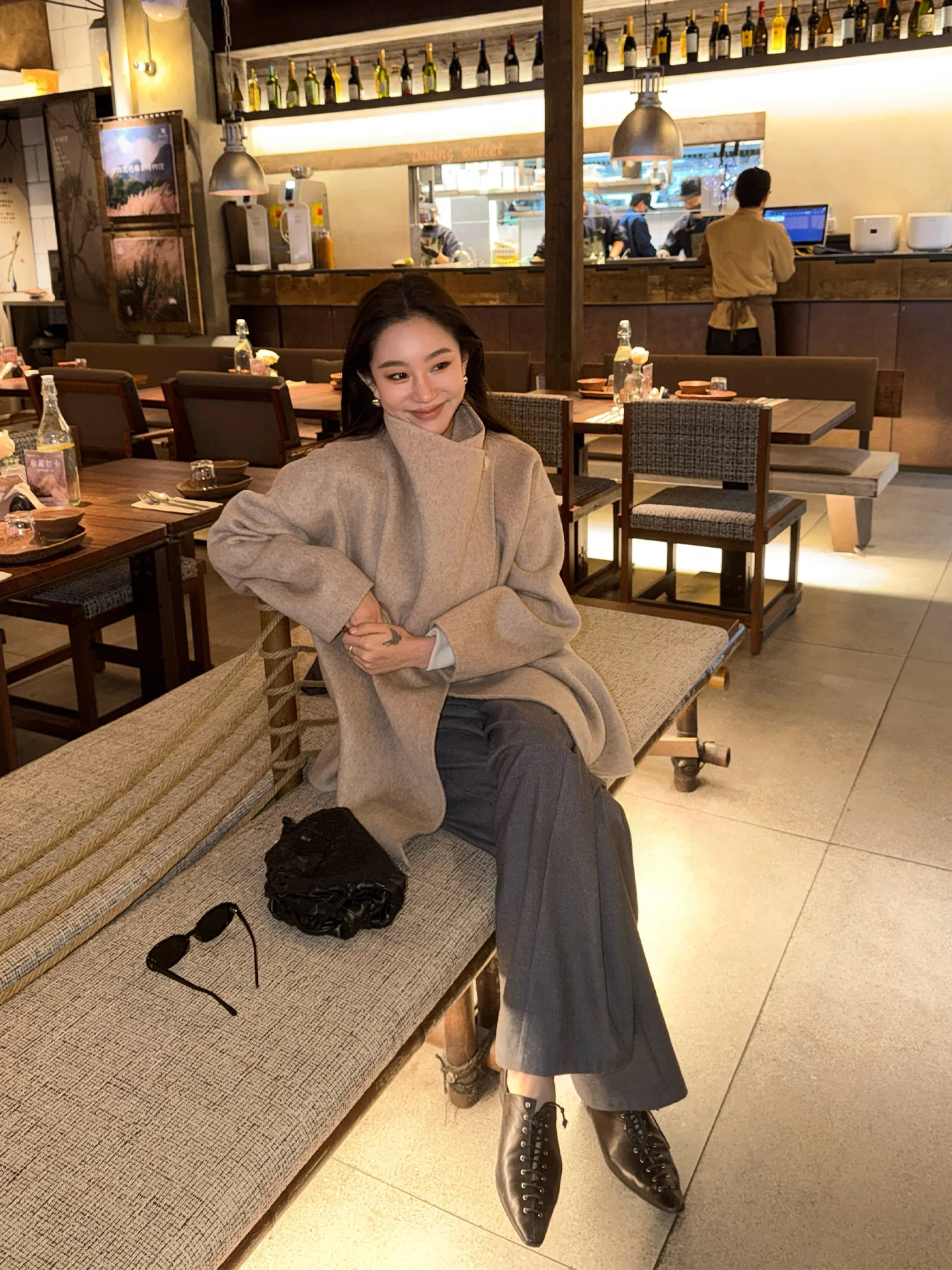 LiHuiEr nt Fem Lead 00 Woolen Double-Sided Tweed ort Coat Design Sensation Woolen Outerwear LiHuiEr
LiHuiEr nt Fem Lead 00 Woolen Double-Sided Tweed ort Coat Design Sensation Woolen Outerwear LiHuiEr