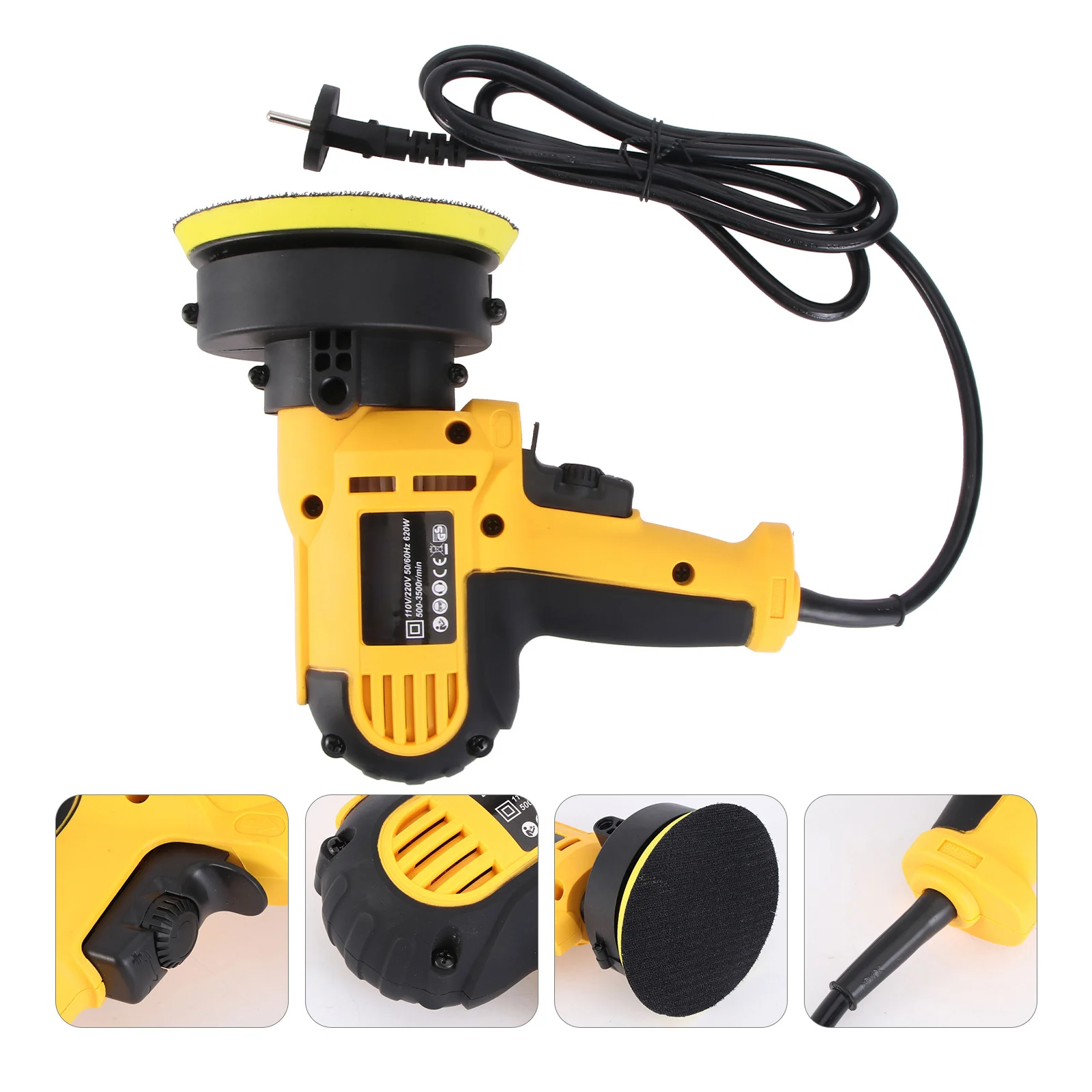Handheld Electric Car Waxing Polisher Vertical Machine Lightweight Ergonomic Design Buffing Kit Eu Plug
Handheld Electric Car Waxing Polisher Vertical Machine Lightweight Ergonomic Design Buffing Kit Eu Plug