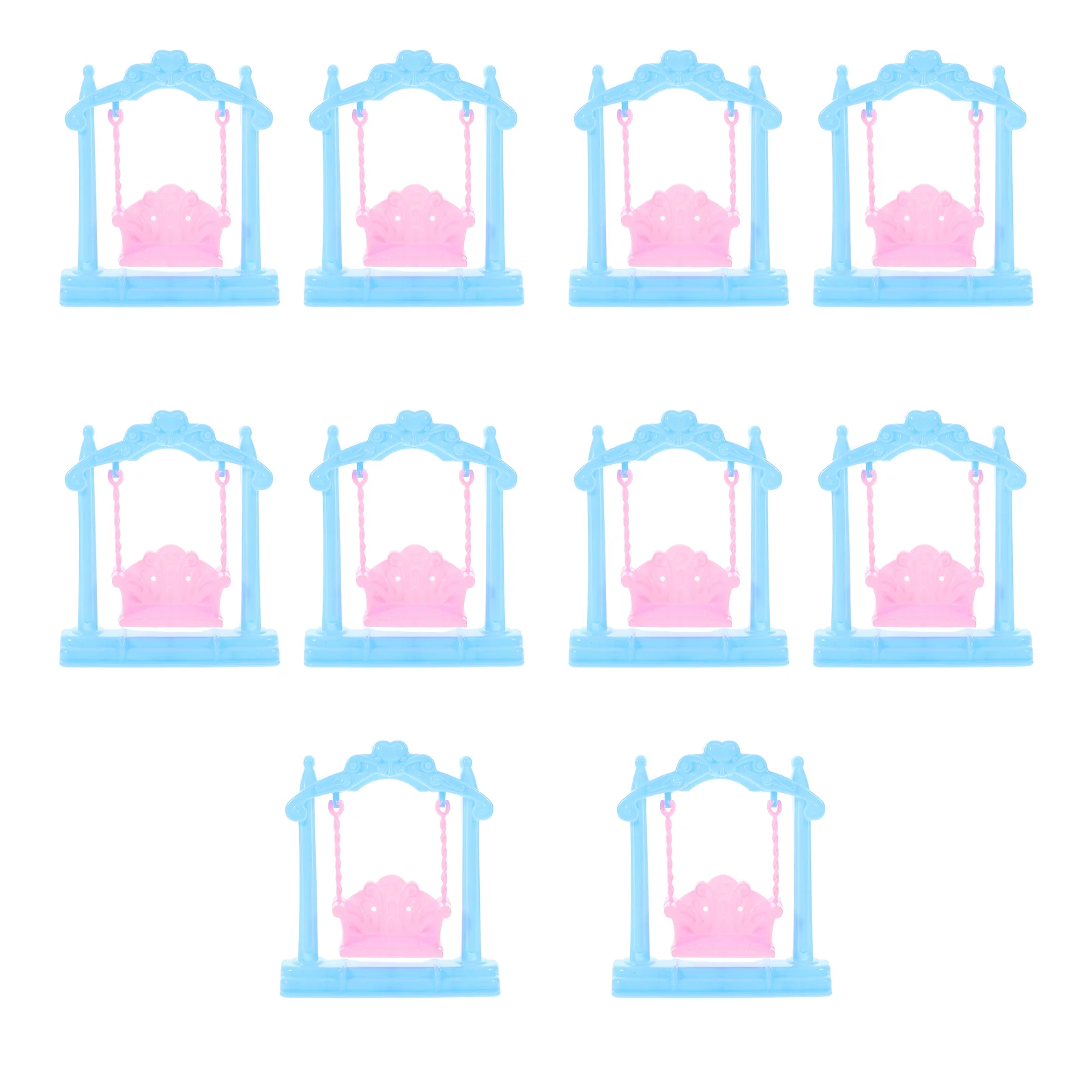 10 Pcs Dollhouse Swing Garden Miniature Accessories Gift Minature Things Plastic Furniture
10 Pcs Dollhouse Swing Garden Miniature Accessories Gift Minature Things Plastic Furniture