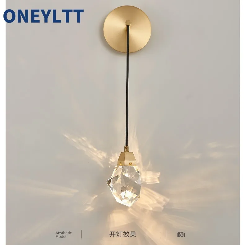 New Nordic Personalized Diamond Light Luxury Simple Fashion Creative Internet Celebrity Atmosphere Background Crystal Wall Light
New Nordic Personalized Diamond Light Luxury Simple Fashion Creative Internet Celebrity Atmosphere Background Crystal Wall Light