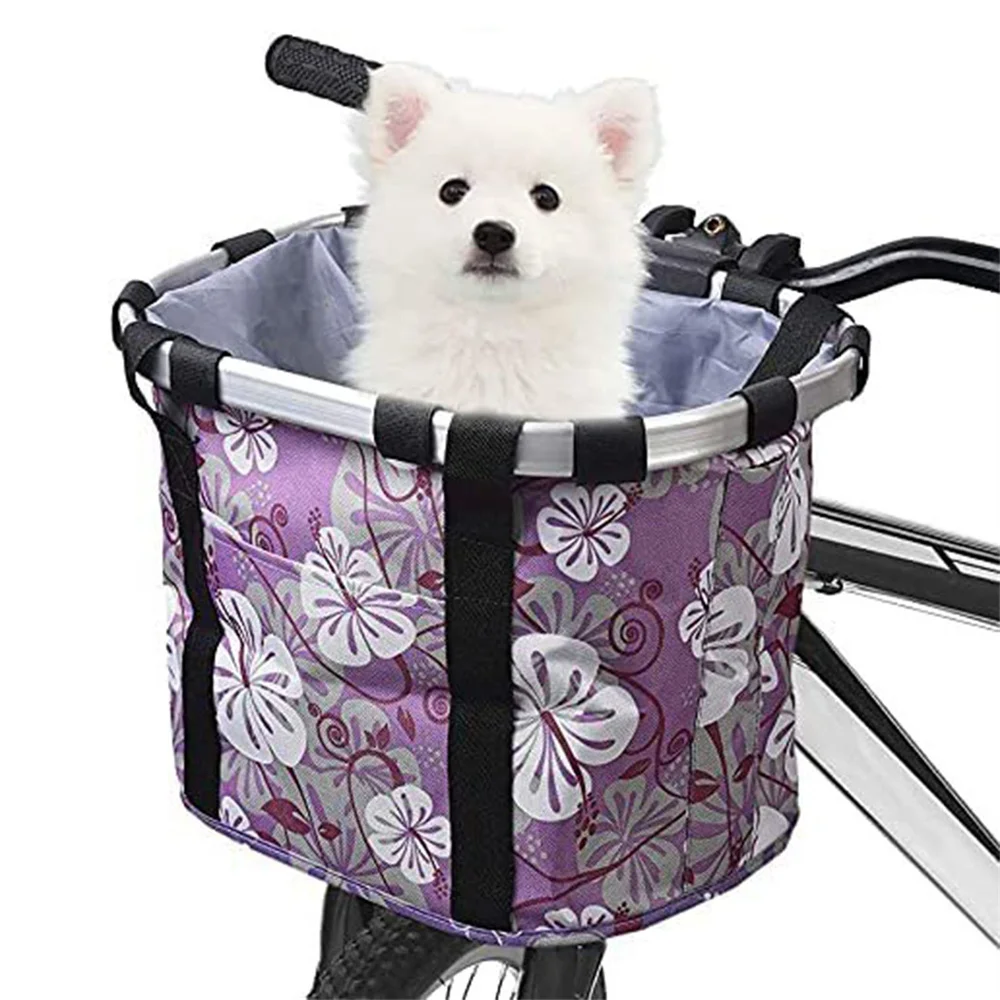 Bicycle Front Basket Bike Small Pet Dog Carry Pouch Detachable MTB Cycling Handlebar Fold Baggage Bag Bicycle Accessories
Bicycle Front Basket Bike Small Pet Dog Carry Pouch Detachable MTB Cycling Handlebar Fold Baggage Bag Bicycle Accessories