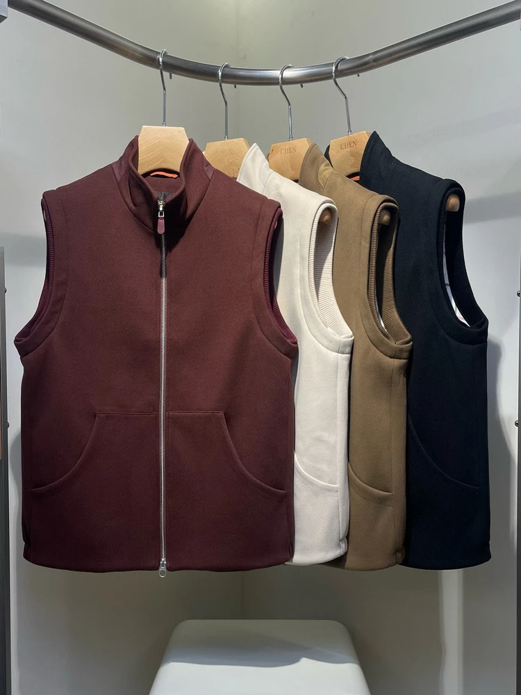 ntleman Autumn Winter Wool Blend Svel Vest Men's Casual Faion Urban Sle Stand Fit No Ironing Required
ntleman Autumn Winter Wool Blend Svel Vest Men's Casual Faion Urban Sle Stand Fit No Ironing Required