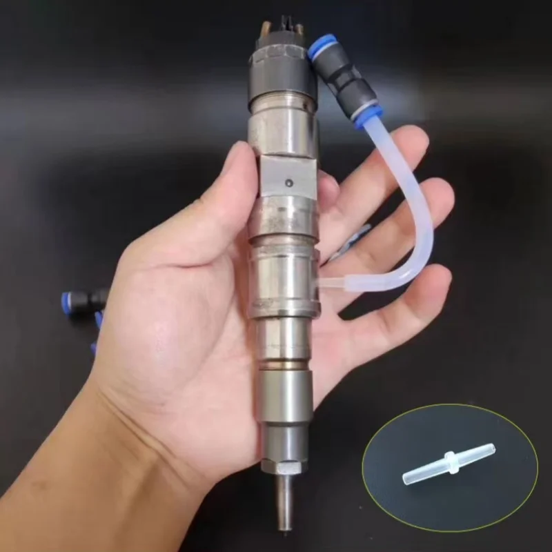 Common Rail Injector Repair Straight Plug-in Oil Return Transparent Tube with Built-in Fuel Quick Connector
Common Rail Injector Repair Straight Plug-in Oil Return Transparent Tube with Built-in Fuel Quick Connector