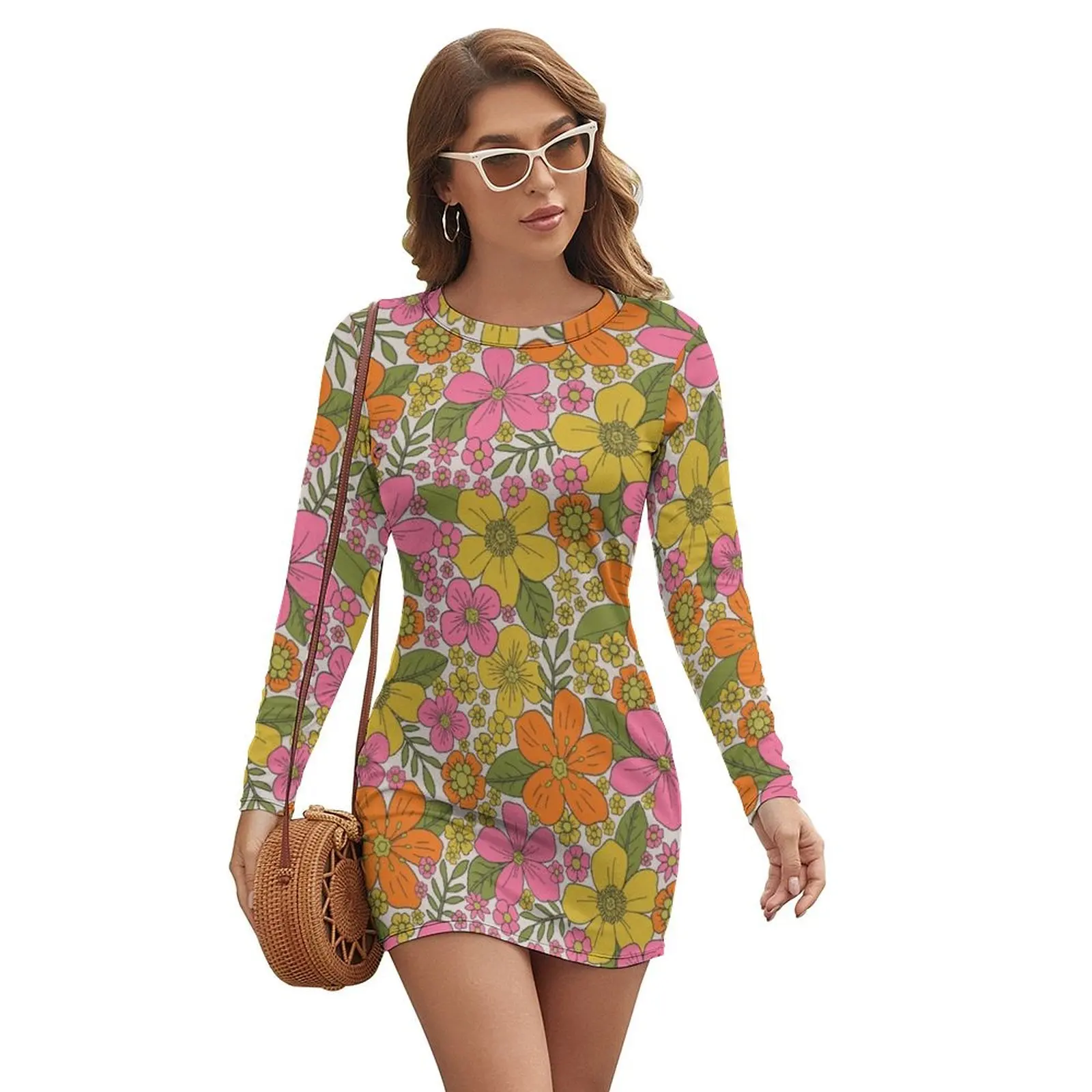 Groovy 1960s Floral Flower Power Long-sleeved Dress summer dress daily Women's summer dress Long dresses evening woman
Groovy 1960s Floral Flower Power Long-sleeved Dress summer dress daily Women's summer dress Long dresses evening woman