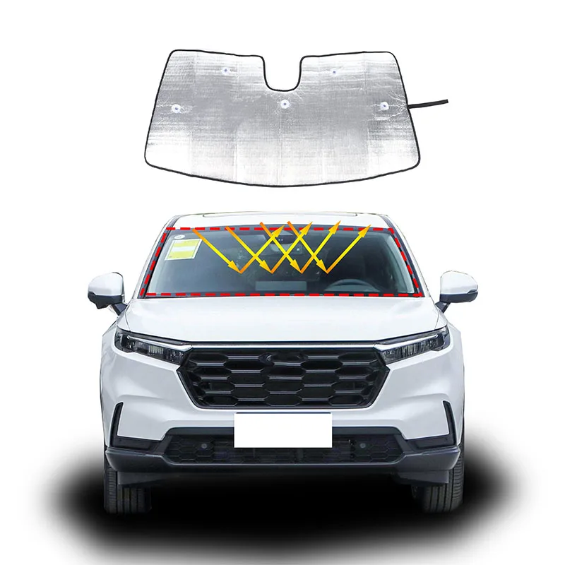 For Honda CRV 2023 aluminum foil car styling car front windshield anti-UV sunshade car interior protection accessories
For Honda CRV 2023 aluminum foil car styling car front windshield anti-UV sunshade car interior protection accessories