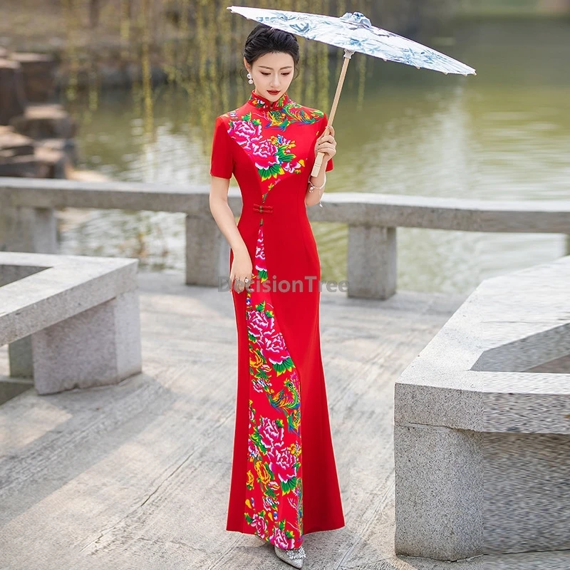 2025 chinese dongbei characteristic printed qipao fashionable patchwork qipao chic waist retro button design show cheongsam h005
2025 chinese dongbei characteristic printed qipao fashionable patchwork qipao chic waist retro button design show cheongsam h005