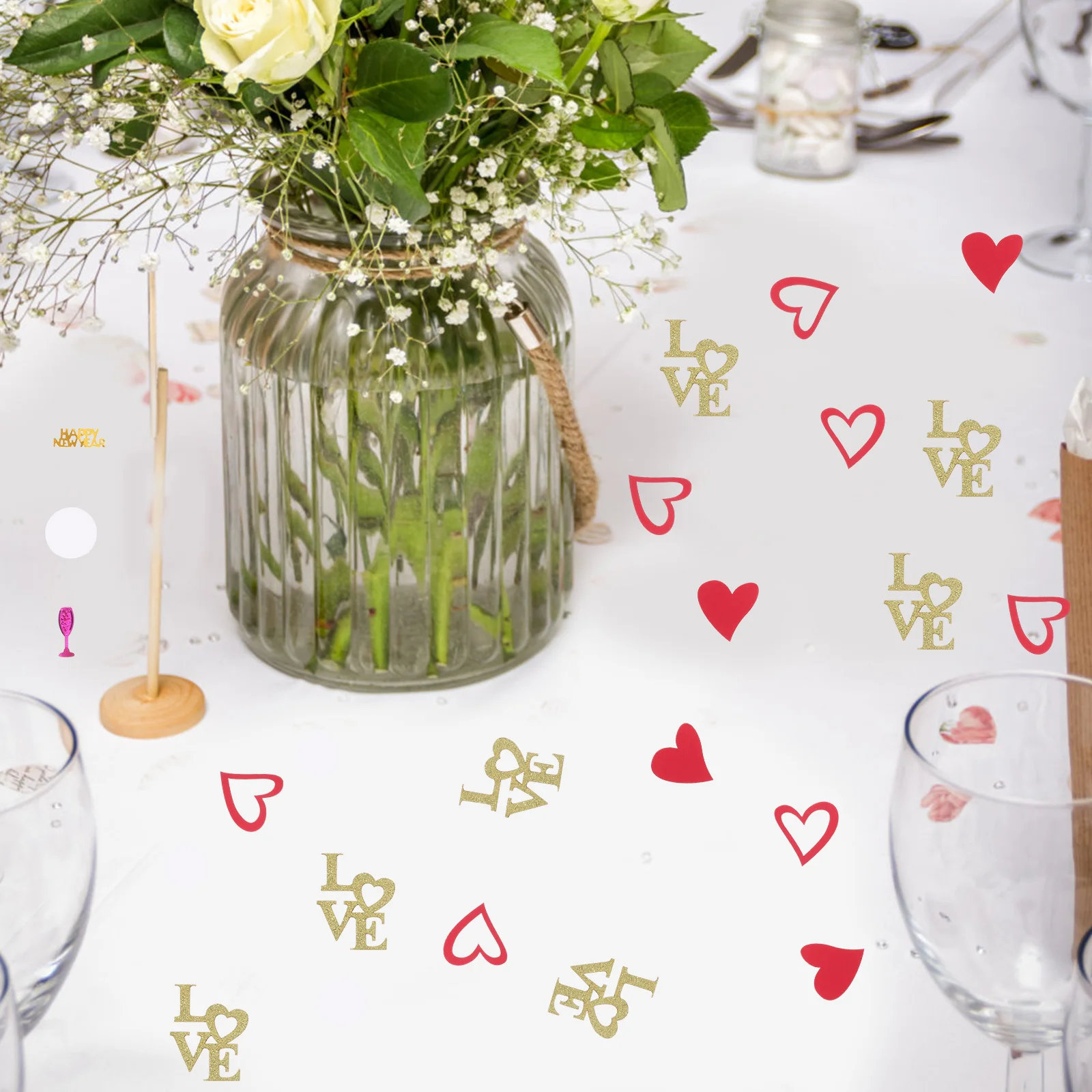 100pcs Decorative Paper Confetti Heart Shaped Valentine Day Wedding Festival Party Table Home Ornament Engagement Bright
100pcs Decorative Paper Confetti Heart Shaped Valentine Day Wedding Festival Party Table Home Ornament Engagement Bright