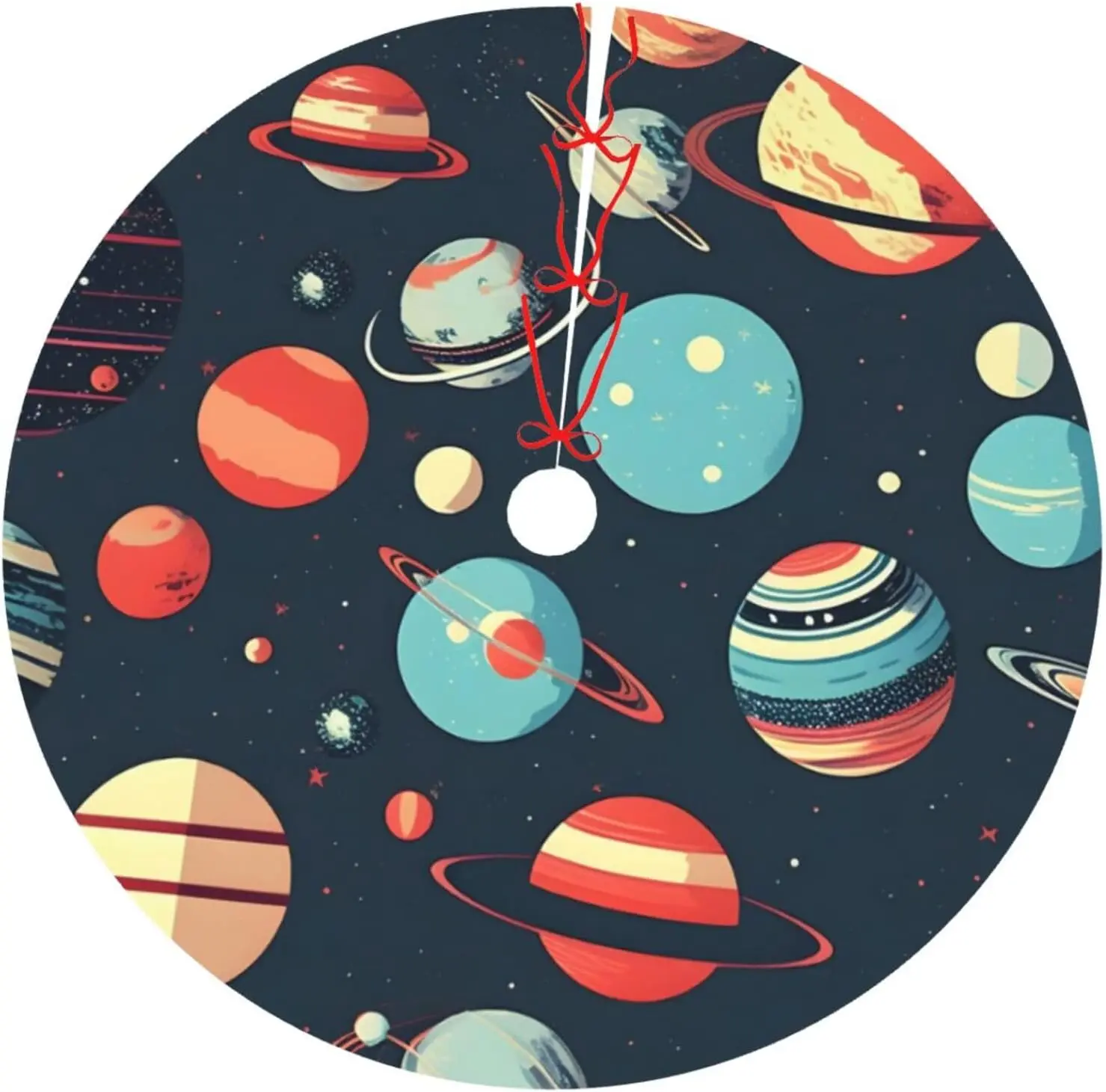 Outer Space Planet Print Holiday Party Tree Skirt Mat, Xmas Tree Skirt, for Indoor Outdoor Party Christmas Decor
Outer Space Planet Print Holiday Party Tree Skirt Mat, Xmas Tree Skirt, for Indoor Outdoor Party Christmas Decor
