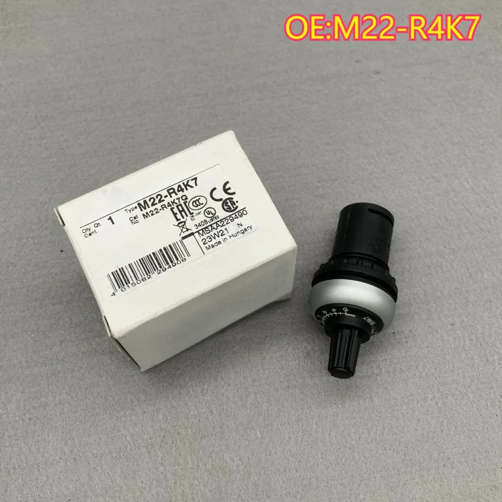 High quality New For M22-R4K7 Original adjustable resistor M22-R1K M22-R4K7
High quality New For M22-R4K7 Original adjustable resistor M22-R1K M22-R4K7