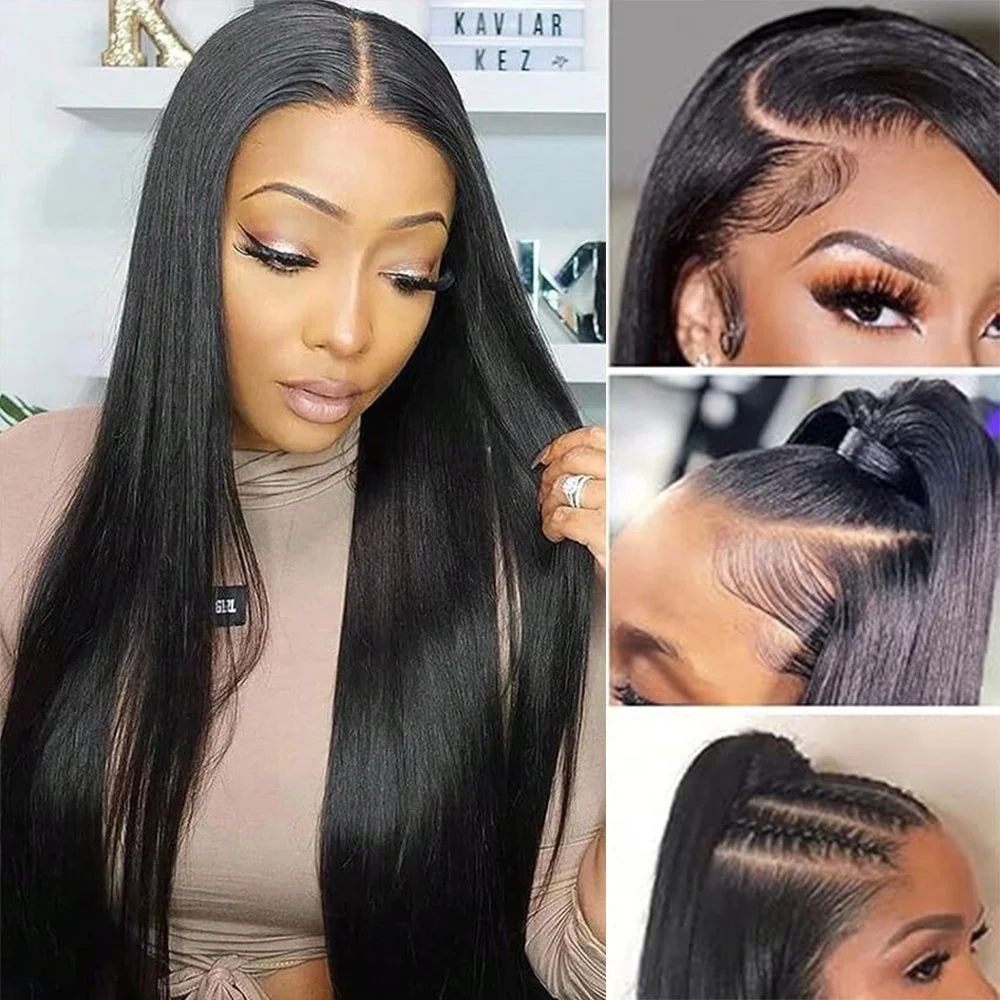 30 Inch 13x4 Lace Front Wigs Human Hair 200% Density Straight Human Hair Wigs Pre Plucked 13x4 HD Frontal Lace Straight Wigs
30 Inch 13x4 Lace Front Wigs Human Hair 200% Density Straight Human Hair Wigs Pre Plucked 13x4 HD Frontal Lace Straight Wigs