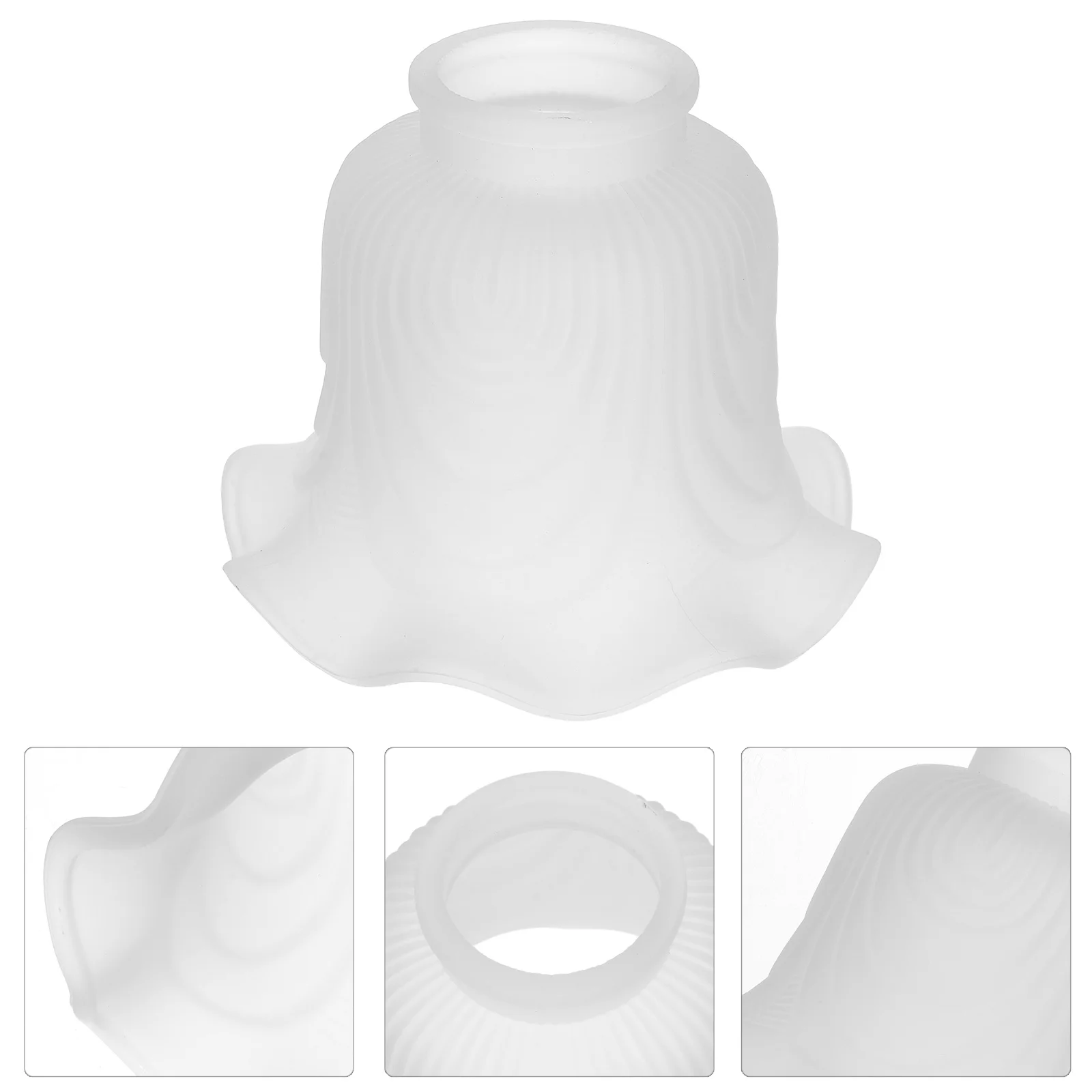 Glass Lamp Shade 43mm Diameter Small Flower Modern Romantic Pendant Light Cover White Ceiling Ceiling Light Shade for Living
Glass Lamp Shade 43mm Diameter Small Flower Modern Romantic Pendant Light Cover White Ceiling Ceiling Light Shade for Living