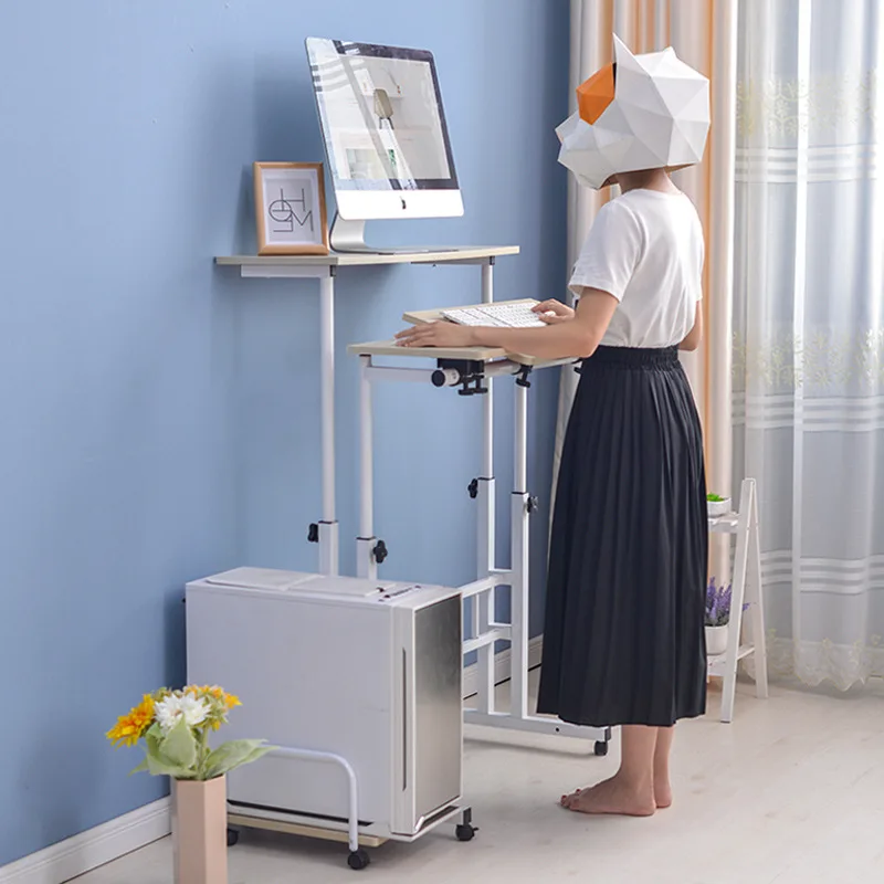 Standing computer desk Simple modern desktop notebook home multifunctional desk
Standing computer desk Simple modern desktop notebook home multifunctional desk