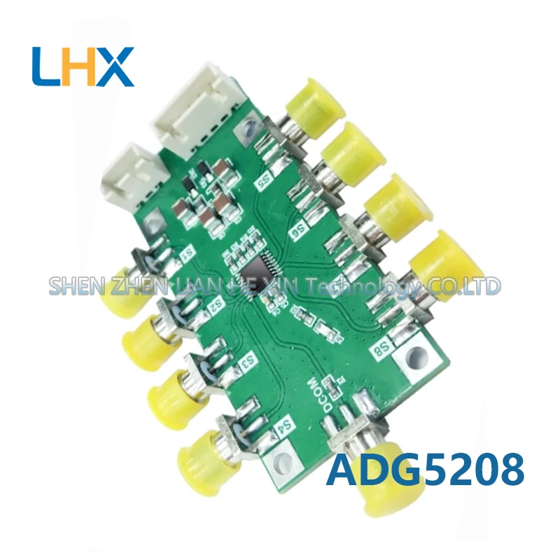 ADG5208 DC-120 MHz bandwidth SP8T analog switch module with internal resistance of 160 Ω for signal switching device
ADG5208 DC-120 MHz bandwidth SP8T analog switch module with internal resistance of 160 Ω for signal switching device