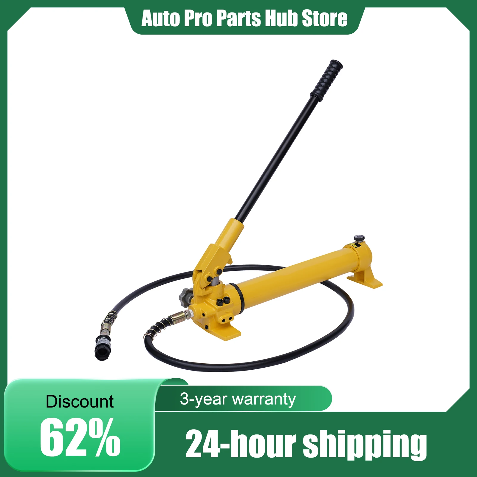 CP-700 Handheld Hydraulic Pump Tool, For 10-Ton Hydraulic Ram Cylinders, 2 Speed Hydraulic Hand Pump 10000 PSI
CP-700 Handheld Hydraulic Pump Tool, For 10-Ton Hydraulic Ram Cylinders, 2 Speed Hydraulic Hand Pump 10000 PSI