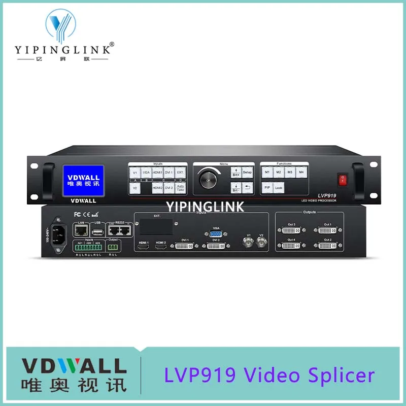 VDWALL LVP919 Video Processor Video Splicer Video Scaler For Fixed Installation LED Display Video Wall Screen
VDWALL LVP919 Video Processor Video Splicer Video Scaler For Fixed Installation LED Display Video Wall Screen