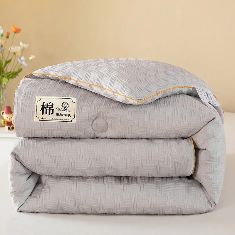 Soybean fiber spring and autumn quilts thickened for warmth, winter quilts bedding, dormitories, summer quilts
Soybean fiber spring and autumn quilts thickened for warmth, winter quilts bedding, dormitories, summer quilts