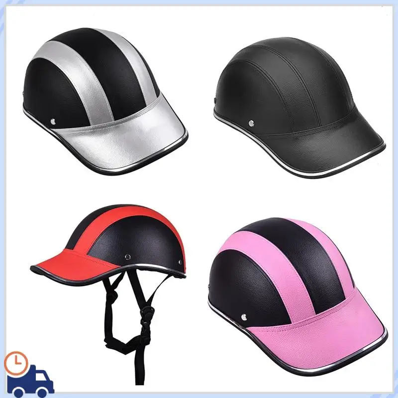 Durable Motorcycle Leather Helmets Bike Scooter Half Open Face Protective Helmet Hard Hat-Safety Unisex Racer Helmet Baseball Ca
Durable Motorcycle Leather Helmets Bike Scooter Half Open Face Protective Helmet Hard Hat-Safety Unisex Racer Helmet Baseball Ca