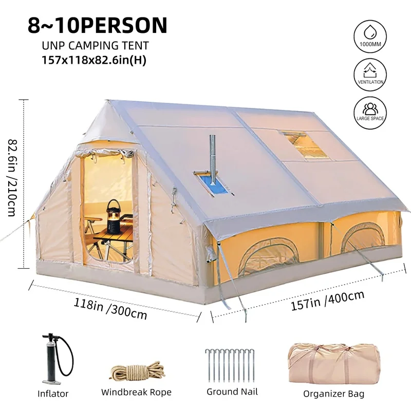 Large Inflatable Tent Canopy for Outdoor Use, Perfect for Inflatable Furniture Toys and Play Activities, 129 Sq Ft Size
Large Inflatable Tent Canopy for Outdoor Use, Perfect for Inflatable Furniture Toys and Play Activities, 129 Sq Ft Size