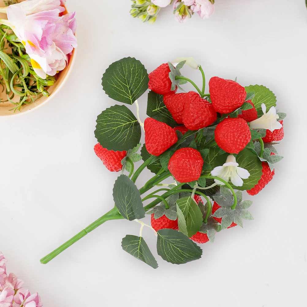 2 Pcs Simulation Strawberry Bouquet Artificial Fruits PVC Decor Home Desk Office Bookshelf Lifelike Fake Plants
2 Pcs Simulation Strawberry Bouquet Artificial Fruits PVC Decor Home Desk Office Bookshelf Lifelike Fake Plants