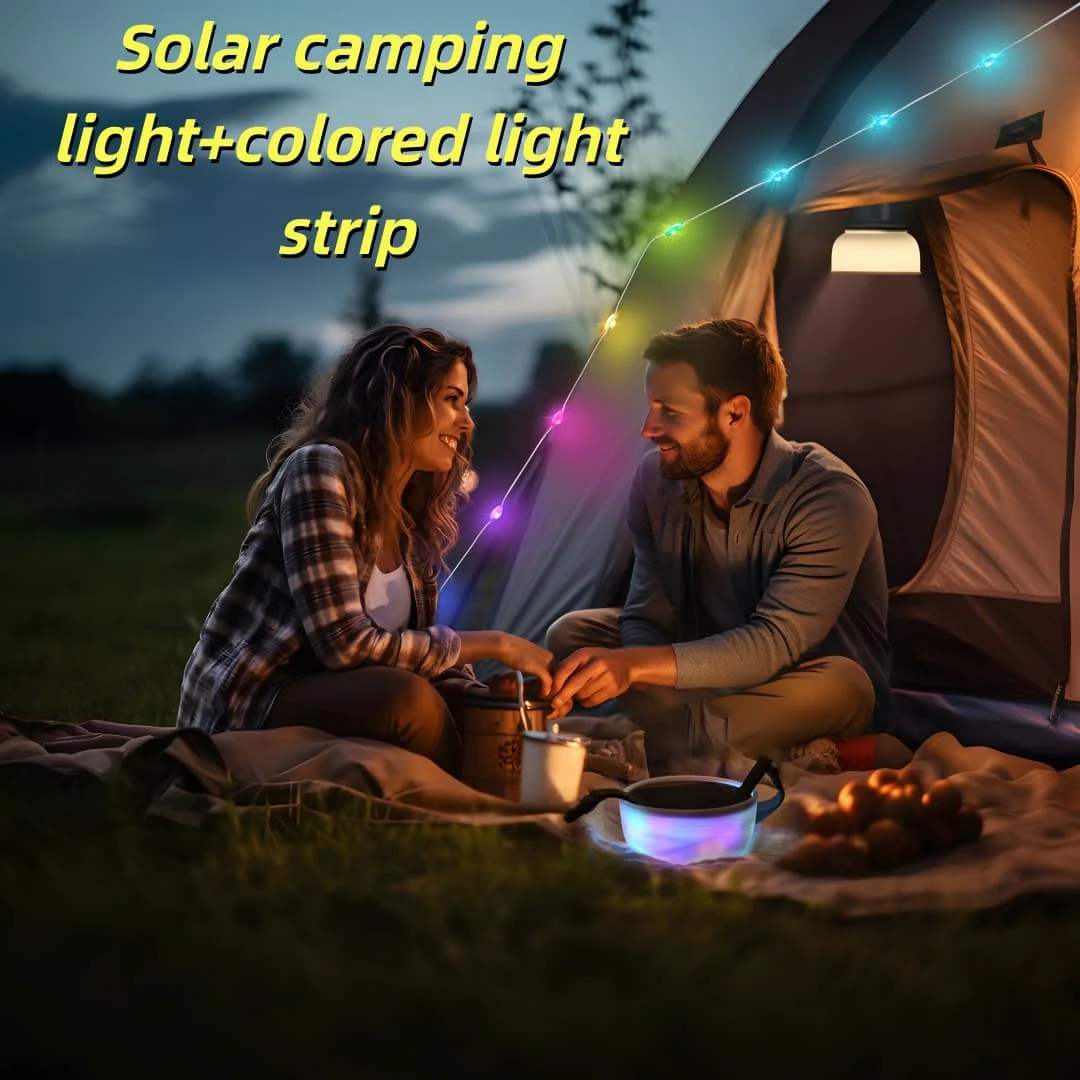 WILIT Solar Camping Lantern Multifunctional RGB Rainbow Ambient Outdoor Portable Folding Night Flashlight Tent Emergency Torch
WILIT Solar Camping Lantern Multifunctional RGB Rainbow Ambient Outdoor Portable Folding Night Flashlight Tent Emergency Torch