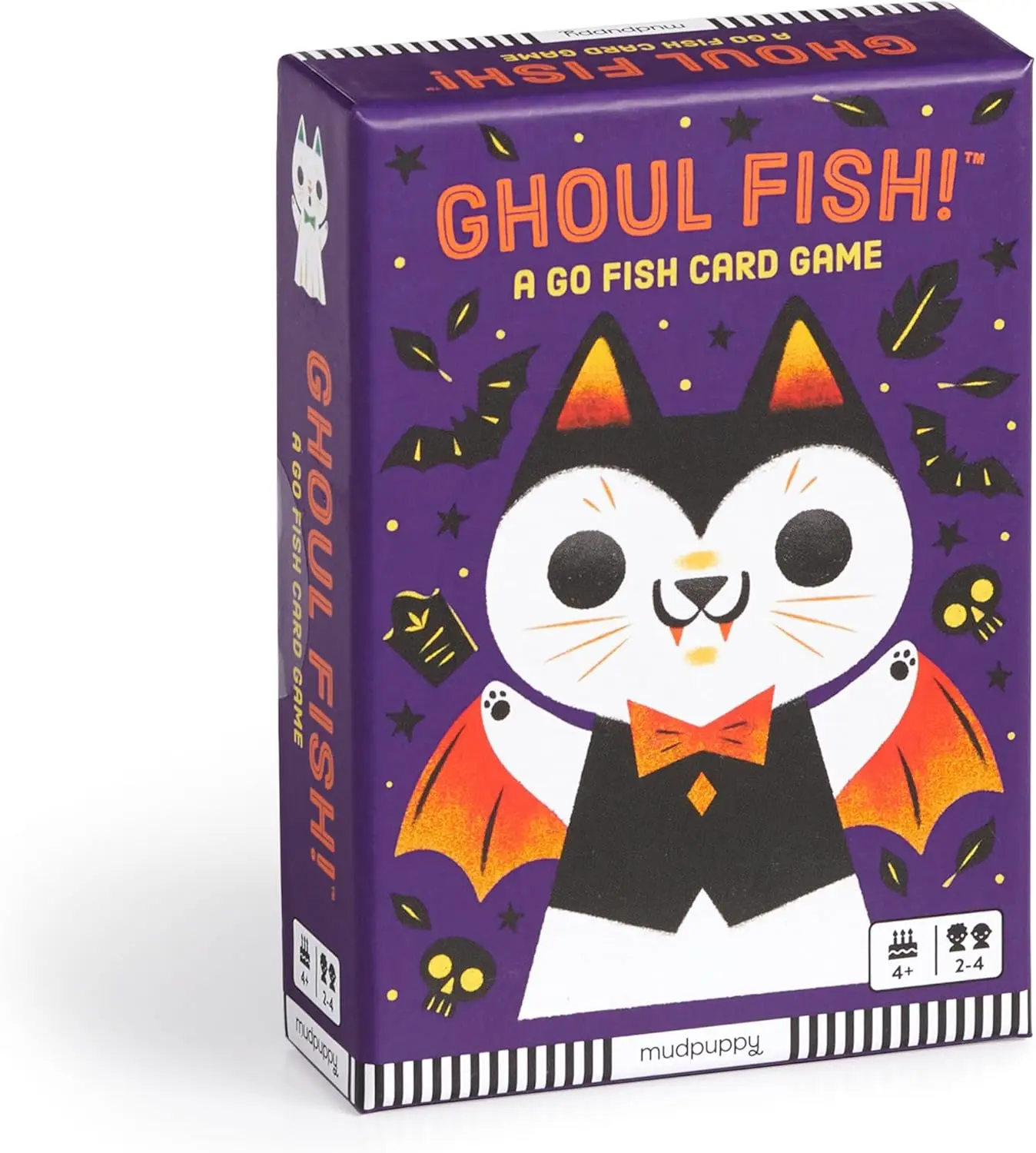 Ghoul Fish Card Game with Cute Cat Illustrations for Kids Ages 4+, 2-4 Players
Ghoul Fish Card Game with Cute Cat Illustrations for Kids Ages 4+, 2-4 Players