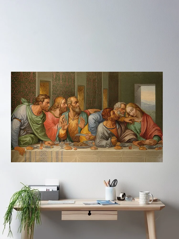 The Last Supper, Print Art Canvas Poster, For Living Room Decor, Home Wall Picture
The Last Supper, Print Art Canvas Poster, For Living Room Decor, Home Wall Picture