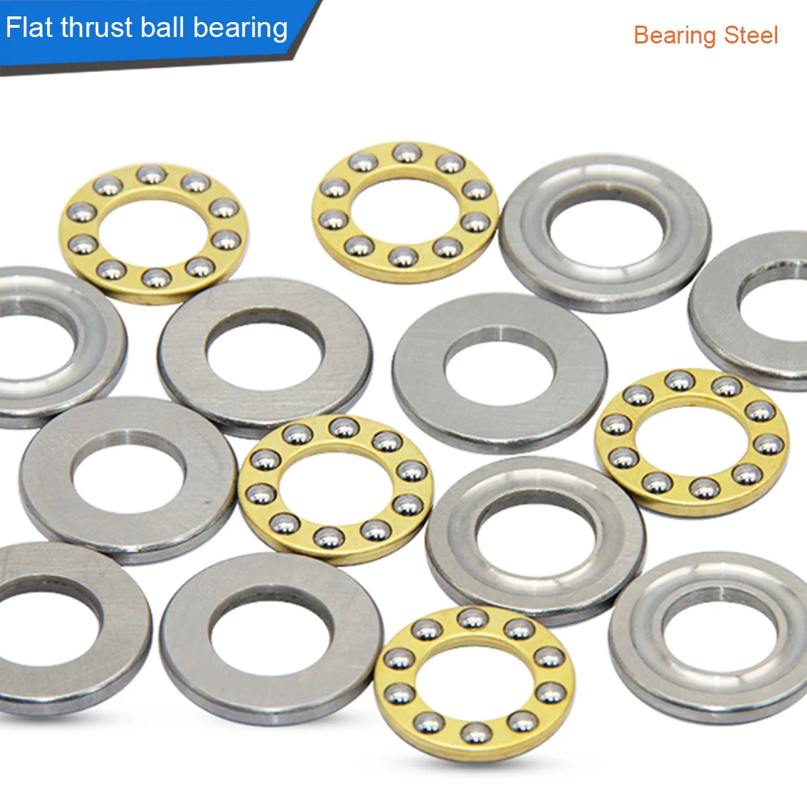 1-10Pcs Flat Thrust Ball Bearings Bearing Steel Separable Bearings Are Used For Vertical Water Pumps Etc 6x12x4.5mm-10x18x5.5mm
1-10Pcs Flat Thrust Ball Bearings Bearing Steel Separable Bearings Are Used For Vertical Water Pumps Etc 6x12x4.5mm-10x18x5.5mm