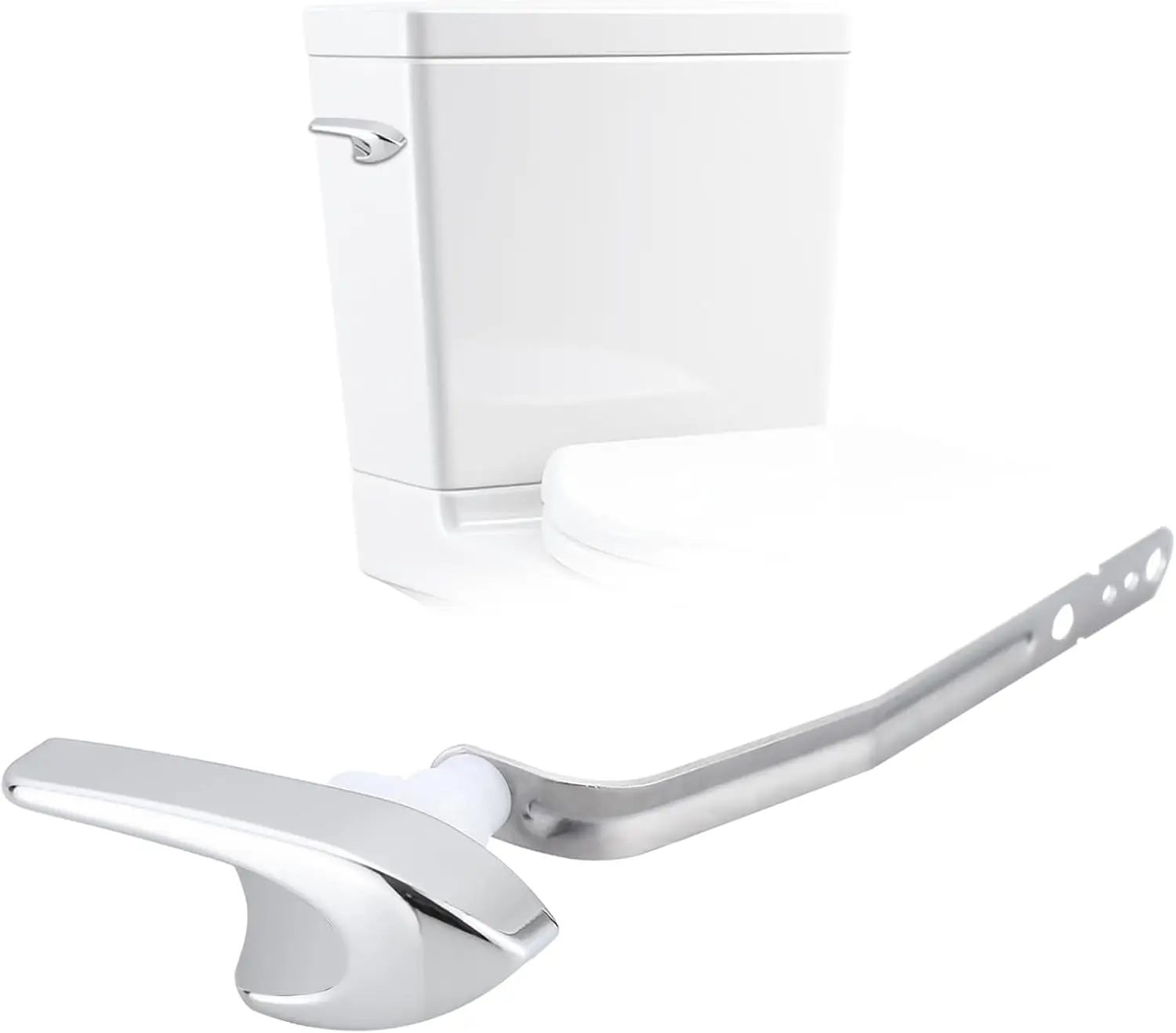 Toilet Flush Handle Side Mount Chrome Replacement for Most Toilets
Toilet Flush Handle Side Mount Chrome Replacement for Most Toilets